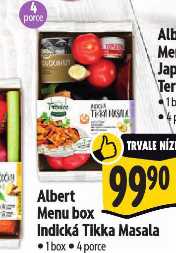 MENU BOX INDICK TIKKA MASALA