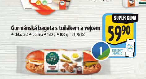 GURMNSK BAGETA S TUKEM A VEJCEM