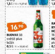 PIVO BUDVAR 33