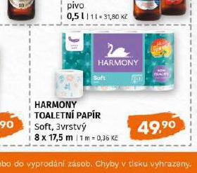 HARMONY TOALETN PAPR