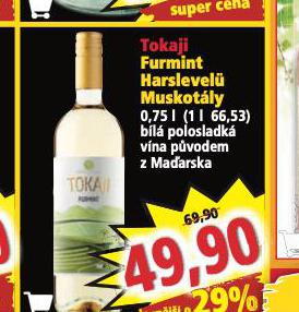TOKAJI FURMINT HARSLEVEL MUSKOTLY