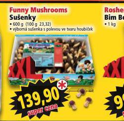 FUNNY MUSCHROOMS SUENKY