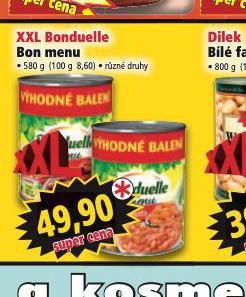 XXL BONDUELLE BON MENU