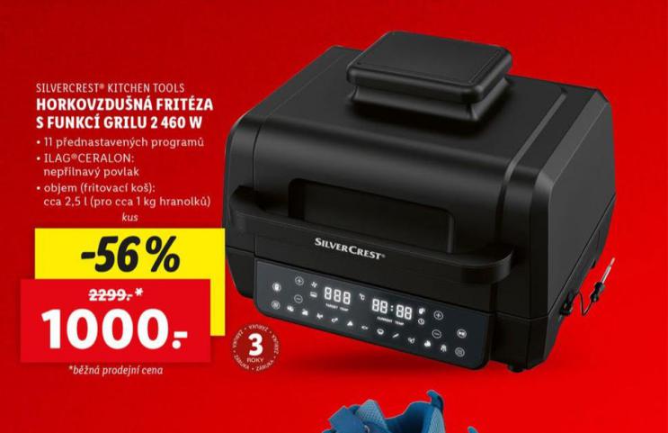 HORKOVZDUN FRITZA S FUNKC GRILU 2460 W