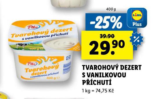 TVAROHOV DEZERT S VANILKOVOU PCHUT