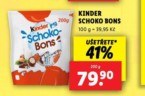 KINDER SCHOKO BONS
