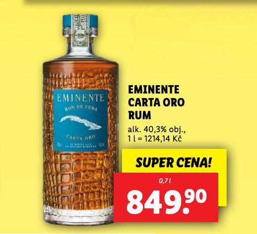 EMINENTE CARTA ORO RUM