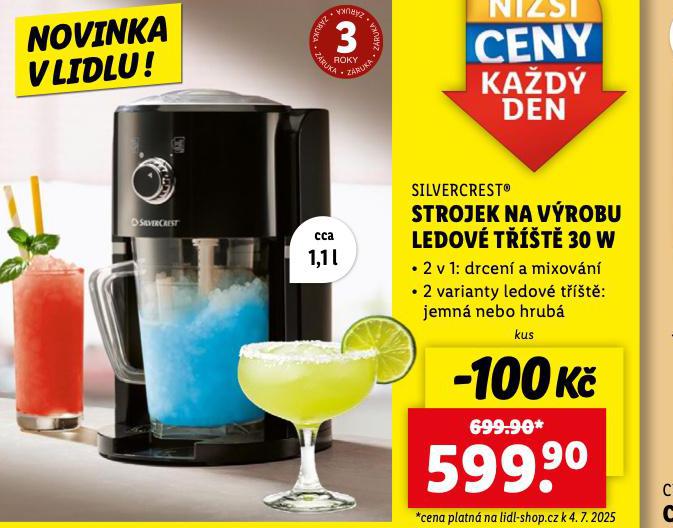STROJEK NA VROBU LEDOV T͊T 30 W