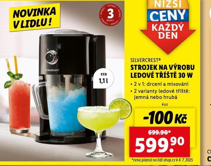 STROJEK NA VROBU LEDOV T͊T 30 W
