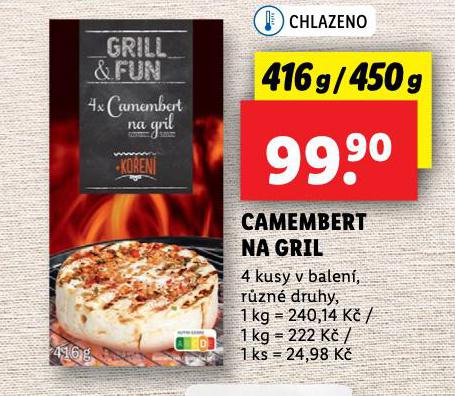 CAMEMBERT NA GRIL