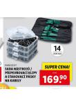 SADA NÁSTROJŮ / PŘIPEVŇOVACÍ KLIPY A STAHOVACÍ PÁSKY NA KABELY