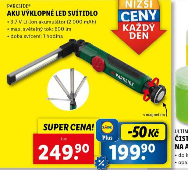 AKU VKLOPN LED SVTIDLO