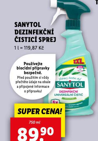 SANYTOL DEZINFEKN ISTIC SPREJ