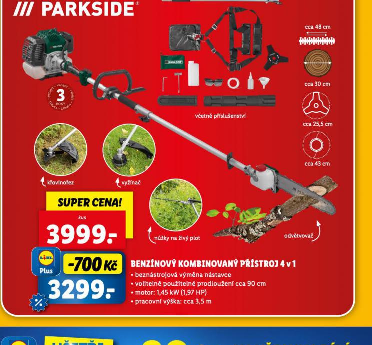BENZNOV KOMBINOVAN PSTROJ 4v1