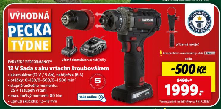 SADA S AKU VRTACM ROUBOVKEM