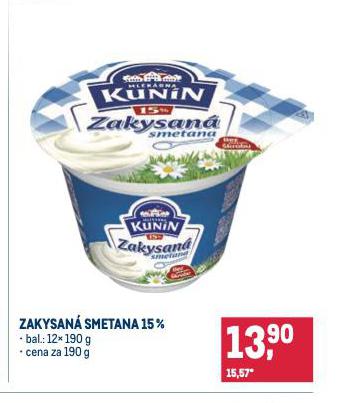 ZAKYSAN SMETANA 15%