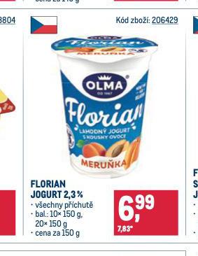 FLORIAN JOGURT 2,3%