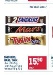 SNICKERS, MARS, TWIX