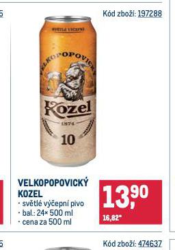 PIVO VELKOPOPOVICK KOZEL 10