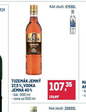 TUZEMK JEMN, VODKA JEMN