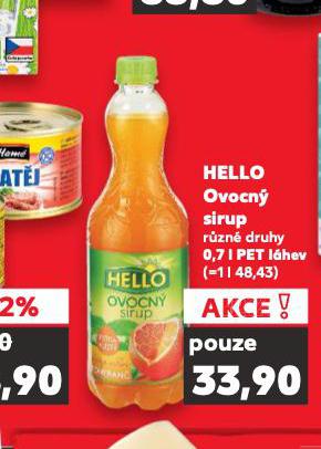 HELLO OVOCN SIRUP