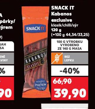 SNACK IT KABANOS EXCLUSIVE