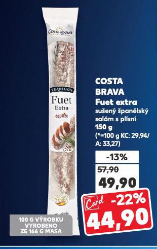 COSTA BRAVA FUET IBERICO