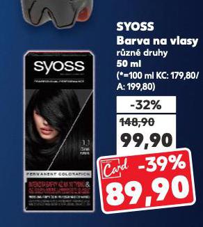 SYOSS BARVA NA VLASY