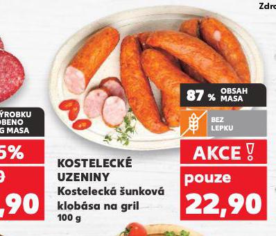 KOSTELECK UNKOV KLOBSA NA GRIL