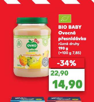 BIO BABY OVOCN PESNDVKA