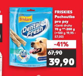 FRISKIES POCHOUTKY PRO PSY