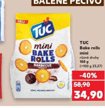 TUC BAKE ROLLS MINI