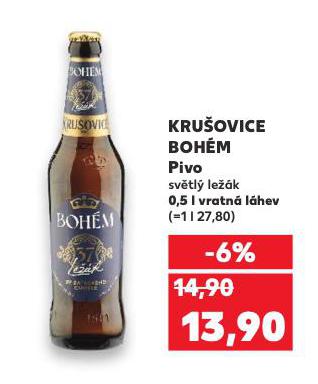 PIVO KRUOVICE BOHM