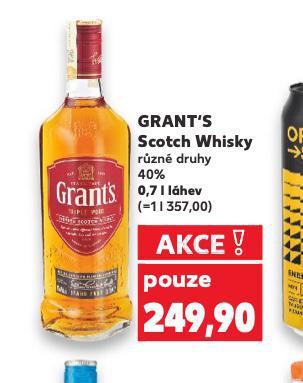 GRANT'S TRIPLE WOOD WHISKY