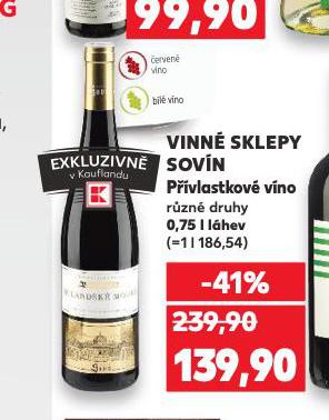 VINN SKLEPY SOVN