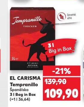 EL CARISMA TEMPRANILLO