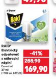 RAID ELEKTRICKÝ ODPAŘOVAČ NÁHRADNÍ