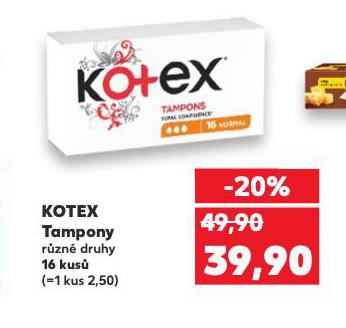 KOTEX DMSK TAMPONY