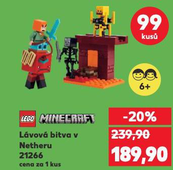 LEGO MINECRAFT LVOV BITVA V NETHERU