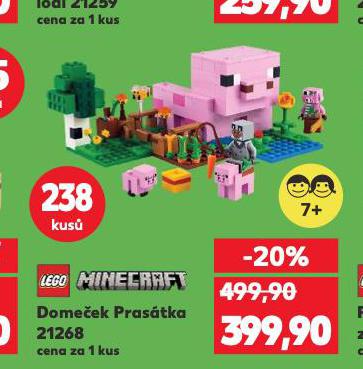 LEGO MINECRAFT DOMEEK PRASTKA