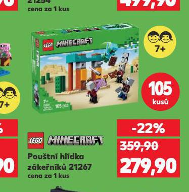 LEGO MINECRAFT POUTN HLDKA ZKENK