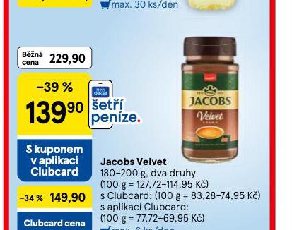 JACOBS VELVET INSTANTN KVA