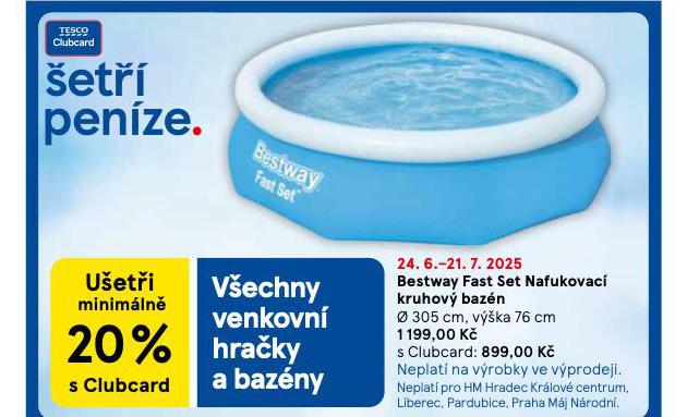 BESTWAY FAST SET NAFUKOVAC KRUHOV BAZN