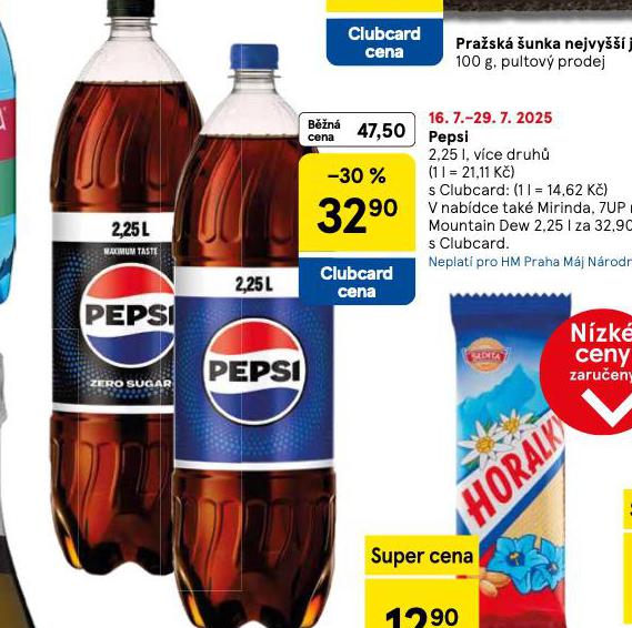 PEPSI, MIRINDA, 7UP, MOUNTAIN DEW