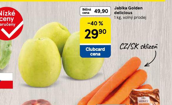 JABLKA GOLDEN DELICIOUS