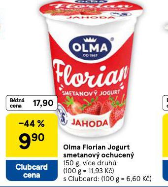 OLMA FLORIAN JOGURT SMETANOV OCHUCEN