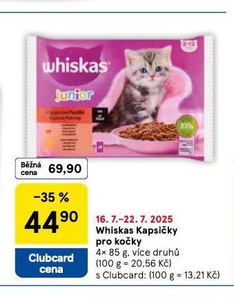 WHISKAS KAPSIKY PRO KOKY