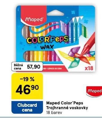 MAPED COLORS PEPS TROJHRANN VOSKOVKY