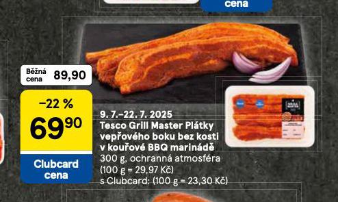 PLTKY VEPOVHO BOKU BEZ KOSTI V KOUOV BBQ MARIND