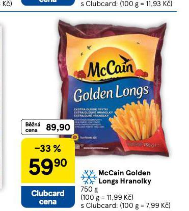 MCCAIN GOLDEN LONGS HRANOLKY